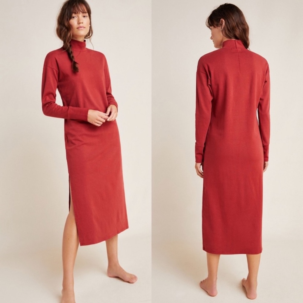 Anthropologie stateside red turtleneck dress
